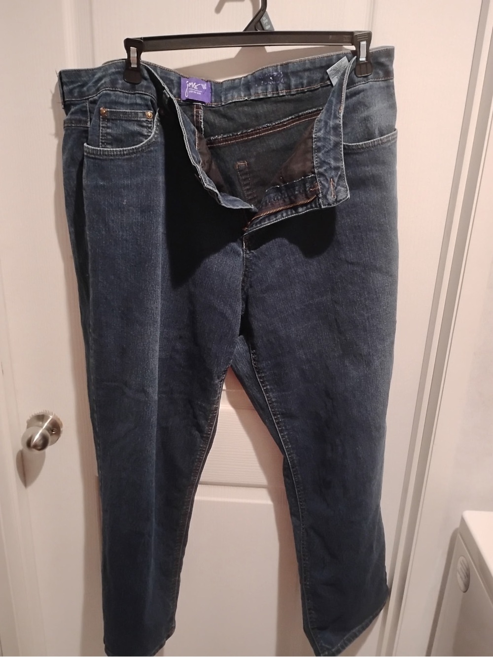 Just My Size Dark Blue Straight Leg Jeans